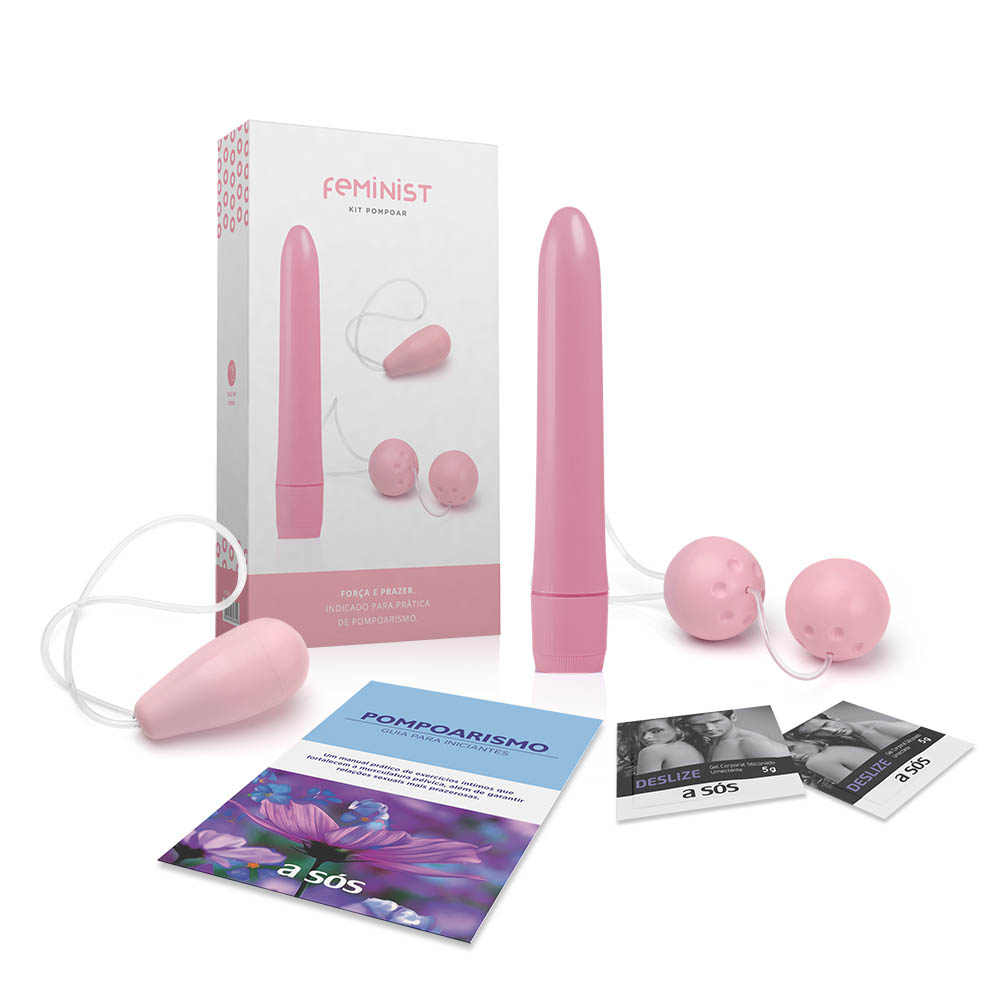 Kit Iniciante para Exercícios de Pompoarismo - Feminist